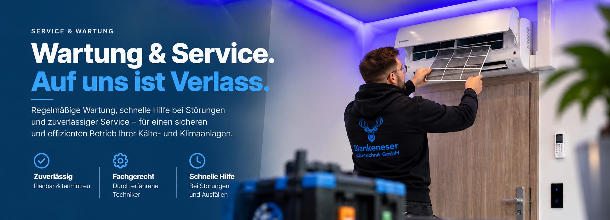 Wartung und Service für Kälte- und Klimaanlagen in Hamburg